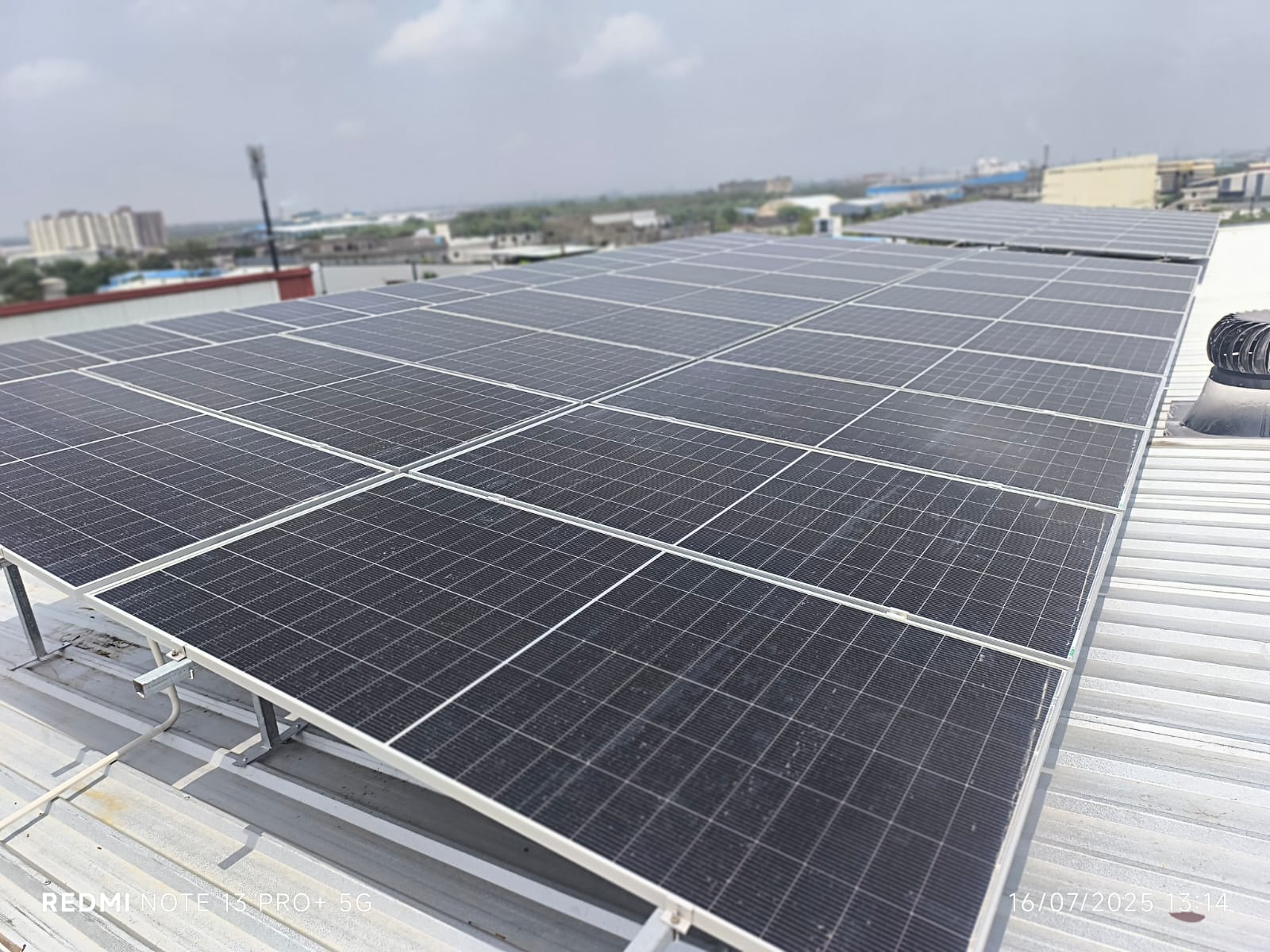 Textile Industry Solar Plant